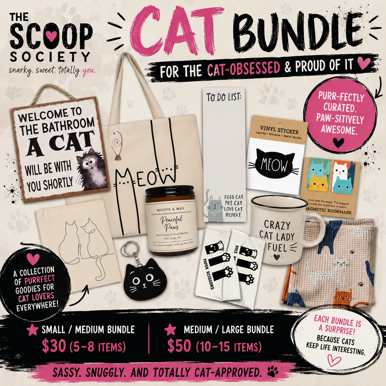 Cat Lovers Collection - Small