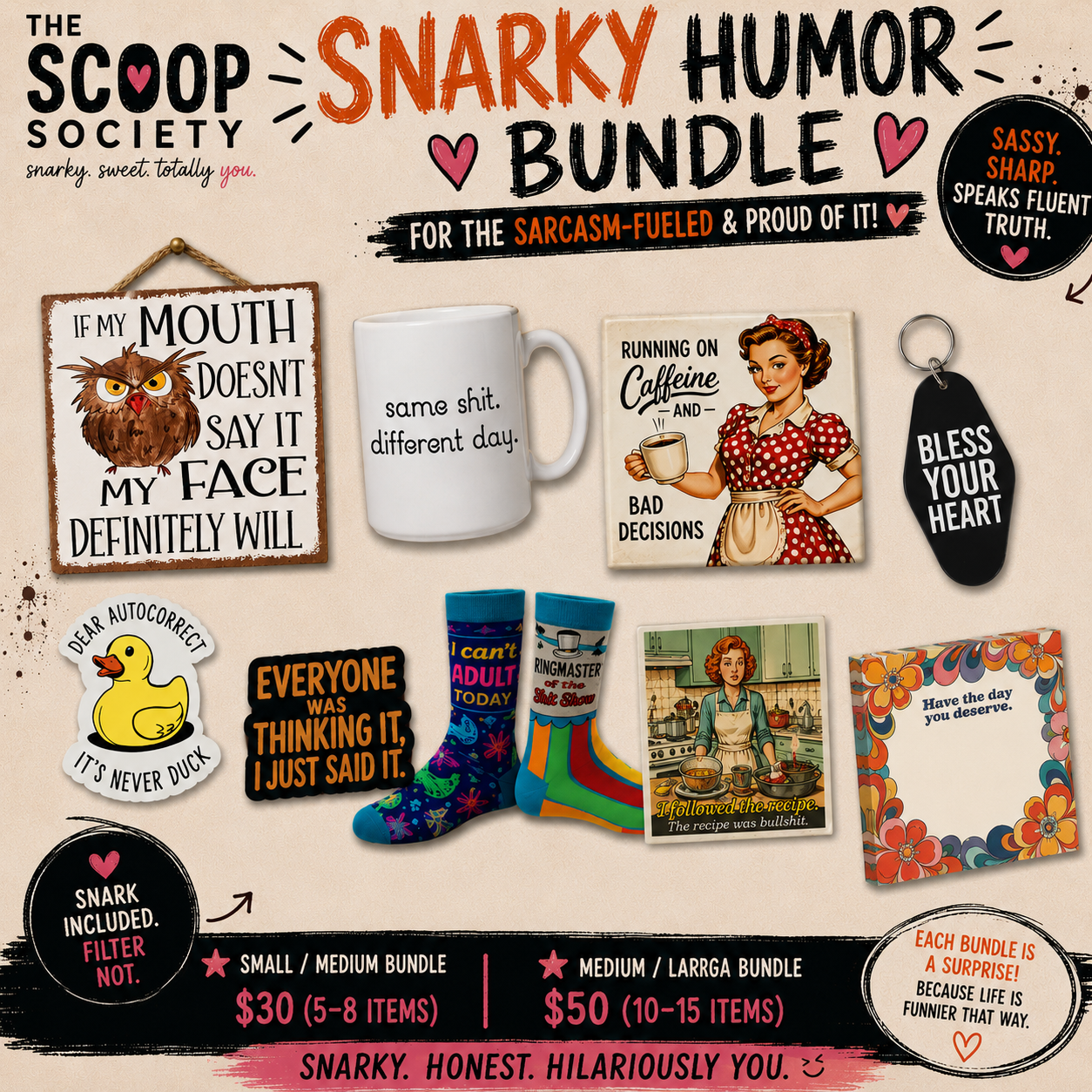 Snarky Humor Collection - Small